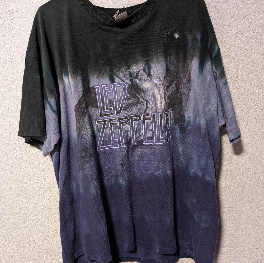 Vintage liquid blue led Zeppelin